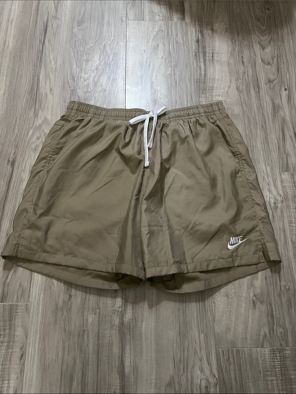 Nike Khaki Woven Shorts